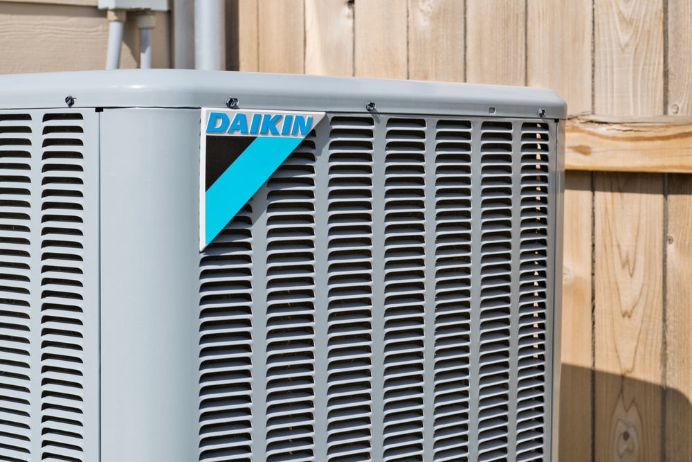 Installed HVAC system